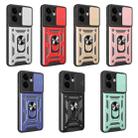 For OPPO Reno13 F 4G / 5G Sliding Camera Cover Design TPU Hybrid PC Phone Case(Black) - 2