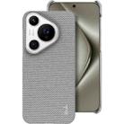For Huawei Pura 70 Pro / 70 Pro+ imak Ruiyi Series Cloth Texture PU + PC Phone Case(Light Grey) - 1