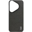 For Huawei Pura 70 imak Ruiyi Series Cloth Texture PU + PC Phone Case(Black) - 2