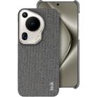 For Huawei Pura 70 Ultra imak Ruiyi Series Cloth Texture PU + PC Phone Case(Dark Grey) - 1