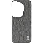For Huawei Pura 70 Ultra imak Ruiyi Series Cloth Texture PU + PC Phone Case(Dark Grey) - 2