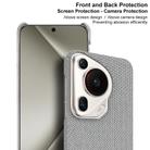 For Huawei Pura 70 Ultra imak Ruiyi Series Cloth Texture PU + PC Phone Case(Dark Grey) - 3