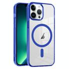 For iPhone 13 Pro Max Ice Color Magnetic Series TPU Hybrid Acrylic Magsafe Phone Case(Blue) - 1