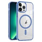 For iPhone 13 Pro Max Ice Color Magnetic Series TPU Hybrid Acrylic Magsafe Phone Case(Far Peak Blue) - 1