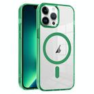 For iPhone 13 Pro Ice Color Magnetic Series PC + Acrylic Magsafe Phone Case(Green) - 1