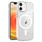 For iPhone 12 Ice Color Magnetic Series PC + Acrylic Magsafe Phone Case(Transparent) - 1