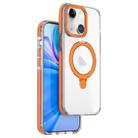 For iPhone 15 Plus WIWU JKK-015 3 in 1 MagSafe Phone Case(Orange) - 1