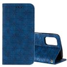 For OPPO A52 / A72 / A92 Lucky Flowers Embossing Pattern Magnetic Horizontal Flip Leather Case with Holder & Card Slots(Dark Blue) - 1