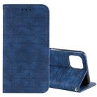 For OPPO A92s Lucky Flowers Embossing Pattern Magnetic Horizontal Flip Leather Case with Holder & Card Slots(Dark Blue) - 1