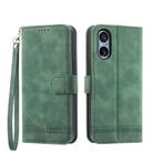 For Sony Xperia 5 V Dierfeng Dream Line TPU + PU Leather Phone Case(Green) - 1