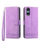 For Sony Xperia 5 V Dierfeng Dream Line TPU + PU Leather Phone Case(Purple) - 1