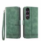 For Sony Xperia 1 VII Dierfeng Dream Line TPU + PU Leather Phone Case(Green) - 1