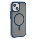 For iPhone 15 WIWU ZKK-012 Airbag Skin Feel MagSafe Phone Case(Blue) - 1