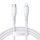 JOYROOM SA32-CL3 Starry Series 30W USB-C / Type-C to 8 Pin Fast Charging Data Cable, Length:1m(White) - 1