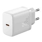 JOYROOM JR-TCF11 25W USB-C / Type-C Port Fast Charger, Specification:EU Plug(White) - 1