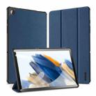 For Samsung Galaxy Tab A9+ DUX DUCIS Domo Series Magnetic Flip Leather Tablet Case(Blue) - 1
