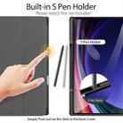 For Samsung Galaxy Tab S10 Ultra DUX DUCIS Domo Series Magnetic Flip Leather Tablet Case(Black) - 2