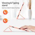 For Samsung Galaxy Tab S10 Ultra DUX DUCIS Domo Series Magnetic Flip Leather Tablet Case(Pink) - 3