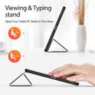 For Samsung Galaxy Tab S10 FE+ DUX DUCIS Domo Series Magnetic Flip Leather Tablet Case(Black) - 3