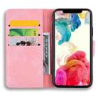 For iPhone 16 Pro Mandala Embossed Dual-Fold Calf Leather Phone Case(Pink) - 3