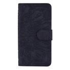 For iPhone 17 Mandala Embossed Dual-Fold Calf Leather Phone Case(Black) - 2