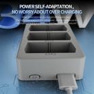 For DJI Mini 4 Pro / Mini 3/ Mini 3 Pro STARTRC 3 in 1 Charging Butler Battery Charger with Screen(Grey) - 7