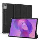 For Lenovo Idea Tab Pro DUX DUCIS Domo Series Magnetic Flip Leather Tablet Case(Black) - 2
