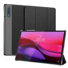 For Lenovo Yoga Tab Plus DUX DUCIS Domo Series Magnetic Flip Leather Tablet Case(Black) - 2