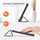 For Lenovo Tab K9 / Tab One DUX DUCIS Domo Series Magnetic Flip Leather Tablet Case(Black) - 3
