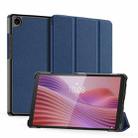 For Lenovo Tab K9 / Tab One DUX DUCIS Domo Series Magnetic Flip Leather Tablet Case(Blue) - 2