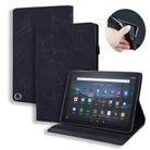 For Amazon Kindle Fire Max 11 2023 Calf Texture Embossed Leather Tablet Case(Black) - 1