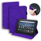 For Amazon Kindle Fire Max 11 2023 Calf Texture Embossed Leather Tablet Case(Purple) - 1