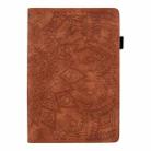 For Amazon Kindle Paperwhite 12th 2024 Calf Texture Embossed Leather Tablet Case(Brown) - 2