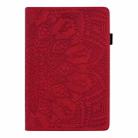 For Amazon Kindle Paperwhite 12th 2024 Calf Texture Embossed Leather Tablet Case(Red) - 2