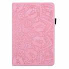 For Amazon Kindle Paperwhite 12th 2024 Calf Texture Embossed Leather Tablet Case(Pink) - 2