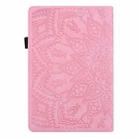 For Amazon Kindle Paperwhite 12th 2024 Calf Texture Embossed Leather Tablet Case(Pink) - 3