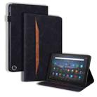 For Amazon Fire Max 11 2023 Splicing Shockproof Leather Tablet Case(Black) - 1