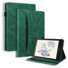 For Amazon Kindle Paperwhite 12th 2024 Splicing Shockproof Leather Tablet Case(Green) - 1