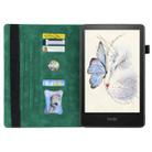 For Amazon Kindle Paperwhite 12th 2024 Splicing Shockproof Leather Tablet Case(Green) - 3