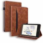 For Amazon Kindle Paperwhite 12th 2024 Splicing Shockproof Leather Tablet Case(Brown) - 1