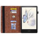 For Amazon Kindle Paperwhite 12th 2024 Splicing Shockproof Leather Tablet Case(Brown) - 3