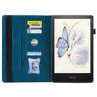 For Amazon Kindle Paperwhite 12th 2024 Splicing Shockproof Leather Tablet Case(Blue) - 3