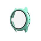 For Samsung Galaxy Watch Active 2 40mm PC Protective Case with Tempered Glass Film(Mint Green) - 1