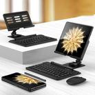 For Honor Magic V2 GKK Bluetooth Keyboard + Folding Holder + Capacitive Pen + Bluetooth Mouse(Black) - 1