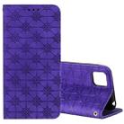For Huawei Y5p (2020) / Honor 9S Lucky Flowers Embossing Pattern Magnetic Horizontal Flip Leather Case with Holder & Card Slots(Purple) - 1