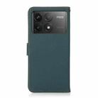 For Xiaomi Redmi K70 Pro KHAZNEH Custer Texture RFID Genuine Leather Phone Case(Green) - 3