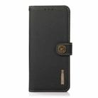 For Xiaomi POCO F6 KHAZNEH Custer Texture RFID Genuine Leather Phone Case(Black) - 2