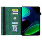 For Xiaomi Pad 6 / Pad 6 Pro Splicing Shockproof Leather Tablet Case(Green) - 4