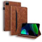 For Xiaomi Pad 6 / Pad 6 Pro Splicing Shockproof Leather Tablet Case(Brown) - 1