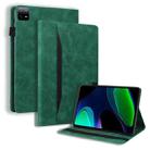 For Xiaomi Pad 6 / Pad 6 Pro Splicing Shockproof Leather Tablet Case(Blue) - 1